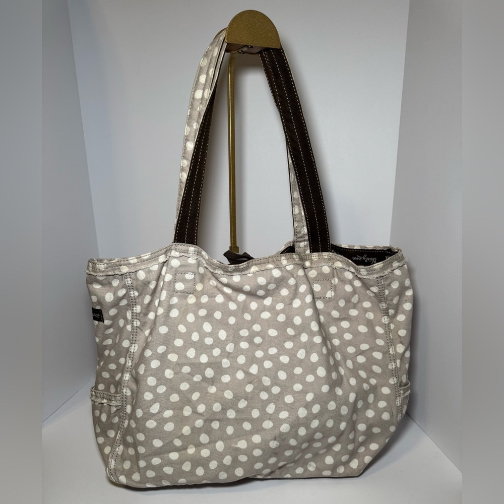 Thirty-One Retro Metro Hobo Tote Bag in the "Lotsa Dots" pattern